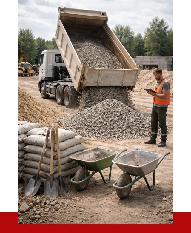 Доставка нерудных материалов в Астрахани от 1233 руб. | ПРОНЕРУДСтр