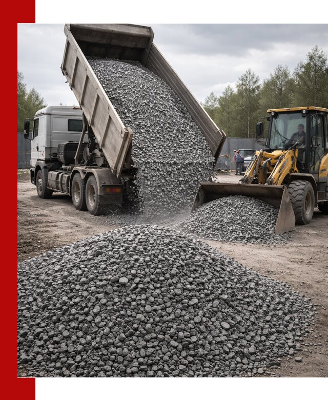 Доставка и продажа щебня гранитного в Астрахани