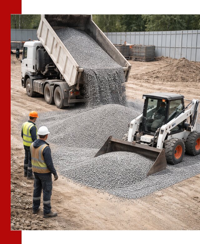 Доставка и продажа гранитного щебня фракции 0-5 в Астрахани