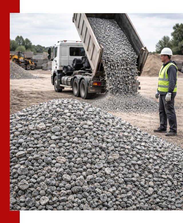 Доставка и продажа гранитного щебня фракции 5-20 в Астрахани