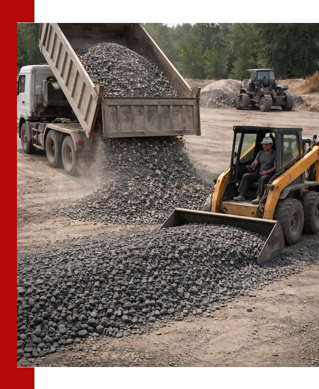 Гранитный щебень фракция 40-70 с доставкой в Астрахани