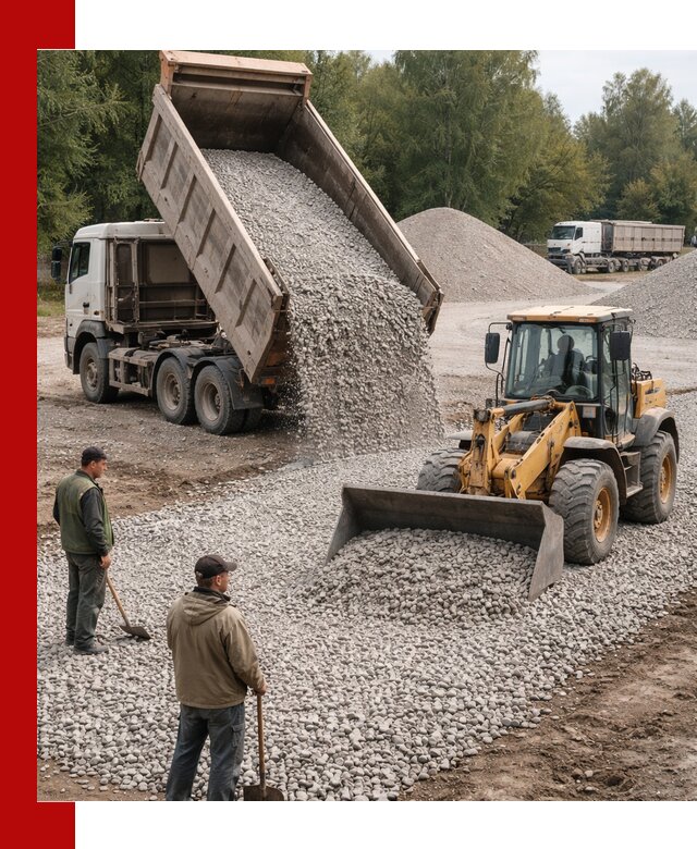 Купить гравийный щебень фракция 20-40 в Астрахани с доставкой