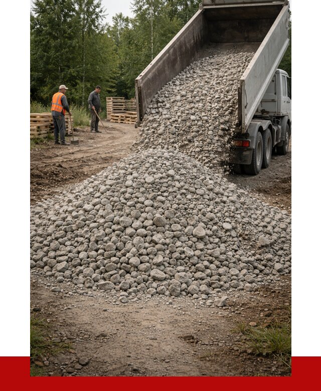 гравийный щебень фракция 70-120 в Астрахани от 2518 р. ПРОНЕРУДСтр