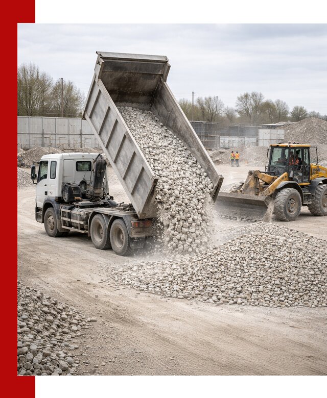 Доставка и продажа известнякового щебня в Астрахани
