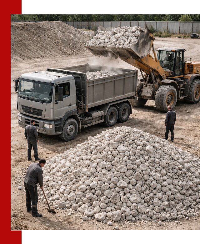 Известняковый щебень фракция 70–150 с доставкой в Астрахани