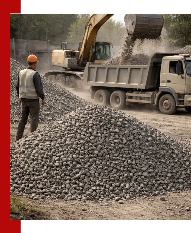 Шлаковый щебень фракция 5-20 с доставкой в Астрахани