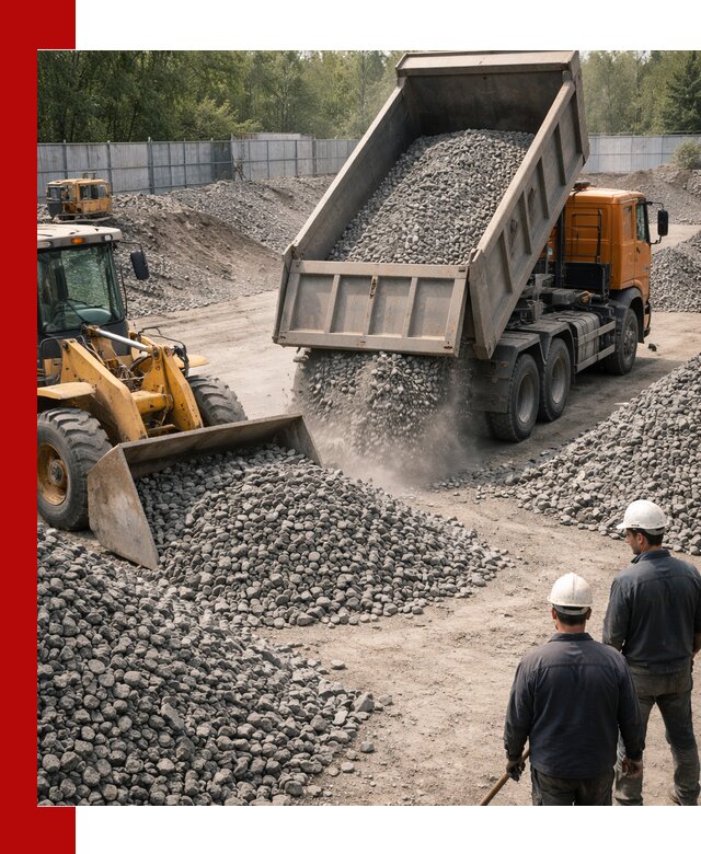 Шлаковый щебень фракция 20-40 доставка и продажа в Астрахани