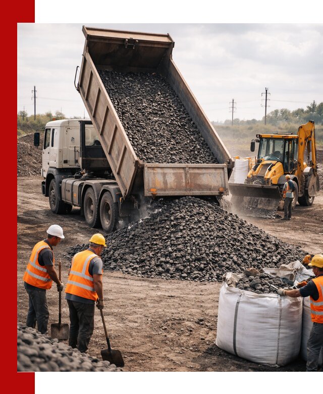 Шлаковый щебень фракция 40-70 с доставкой в Астрахани