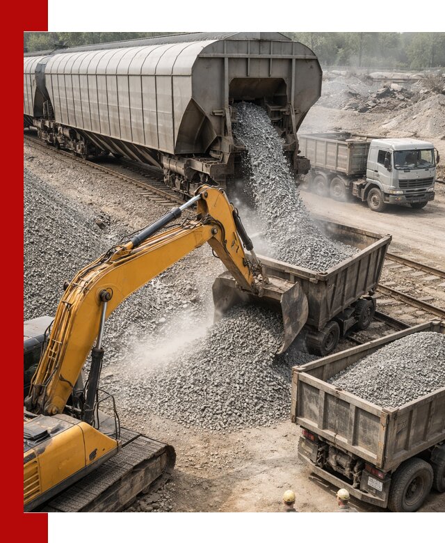 Доставка железнодорожного щебня в Астрахани крупными партиями быстрого отгруза