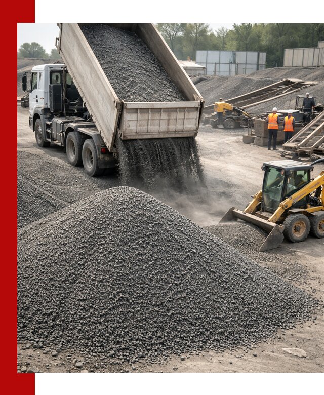 Вторичный щебень фракция 0–5 с доставкой в Астрахани