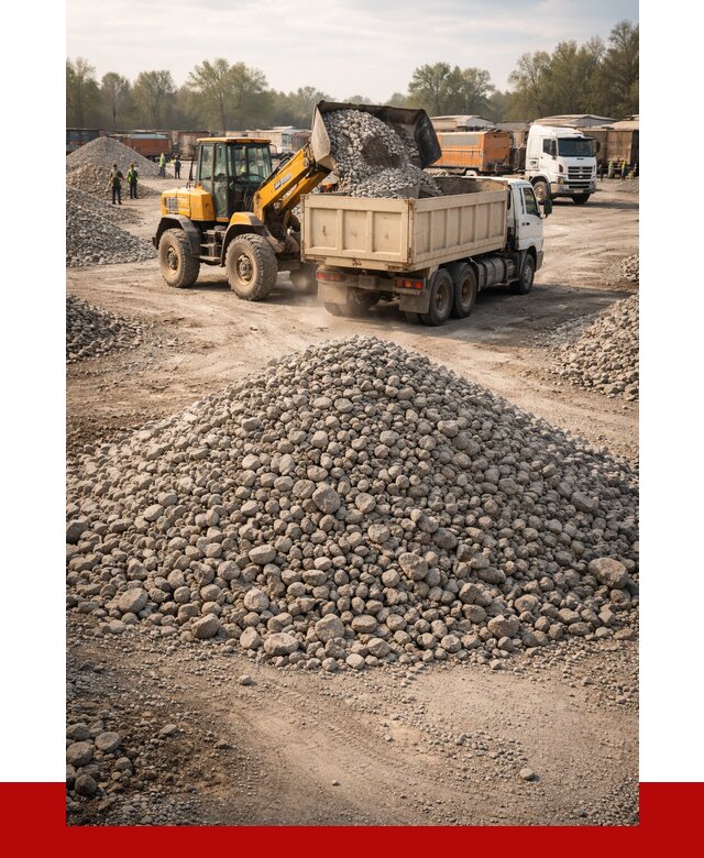 Вторичный щебень фракция 40-70 в Астрахани от 1788 р, ПРОНЕРУДСтр