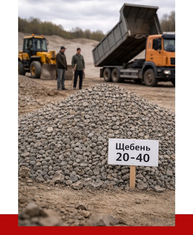 Бетонный щебень фракция 20-40 в Астрахани от 2518 р. | ПРОНЕРУДСтр