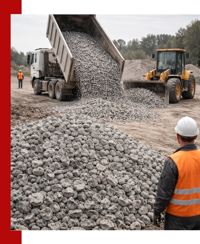 Доставка бетонного щебня фракции 20-40 в Астрахани