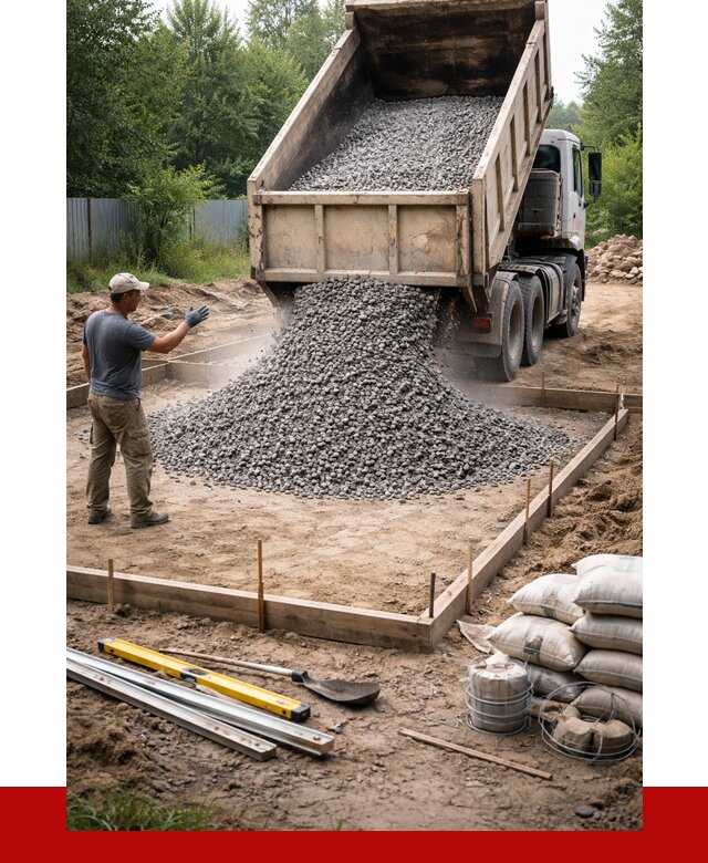 Купить щебень для фундамента в Астрахани от 4624 р. | ПРОНЕРУДСтр