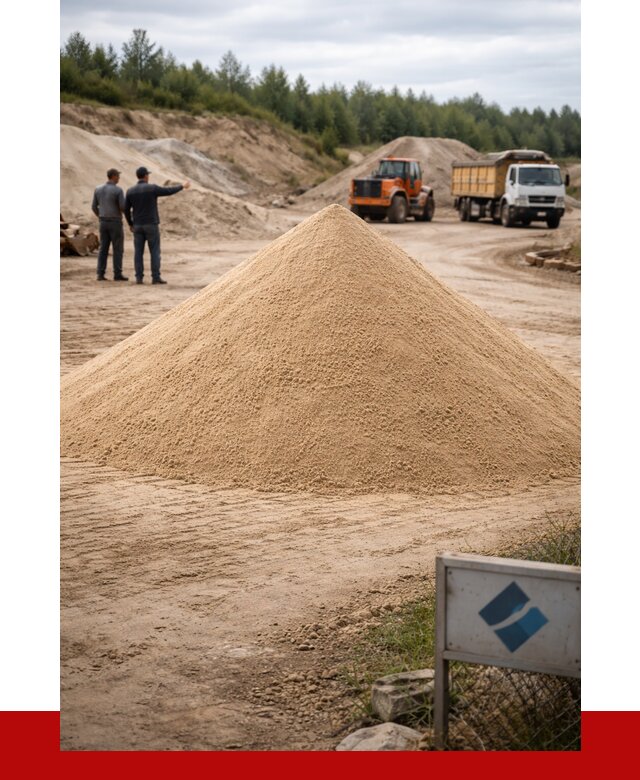 Карьерный песок навалом в Астрахани от 1850 р. | ПРОНЕРУДСтр