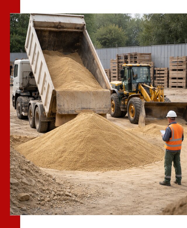 Доставка карьерного мелкозернистого песка в Астрахани