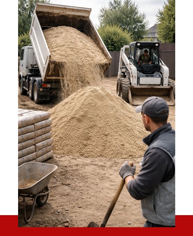 Мытый речной песок с доставкой в Астрахани от 1490 р. | ПРОНЕРУДСтр