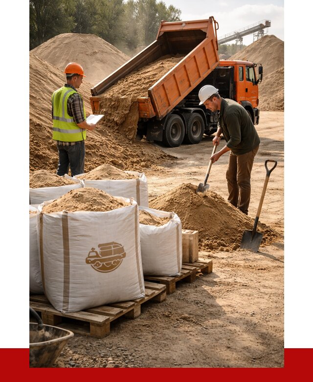 Строительный песок в Астрахани от 2261 р. с доставкой, ПРОНЕРУДСтр