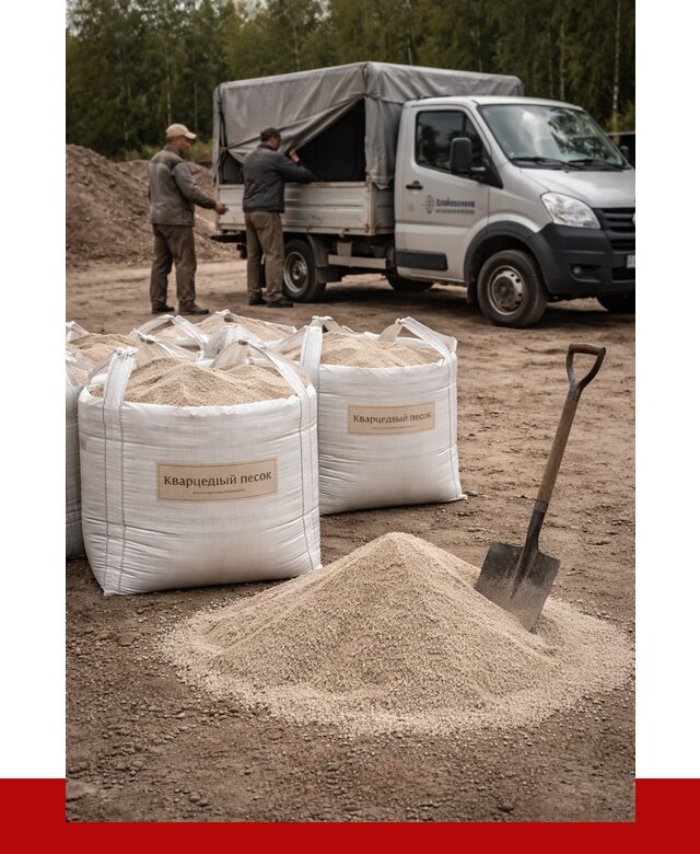 Кварцевый песок для пескоструя в Астрахани от 4624 р. | ПРОНЕРУДСтр
