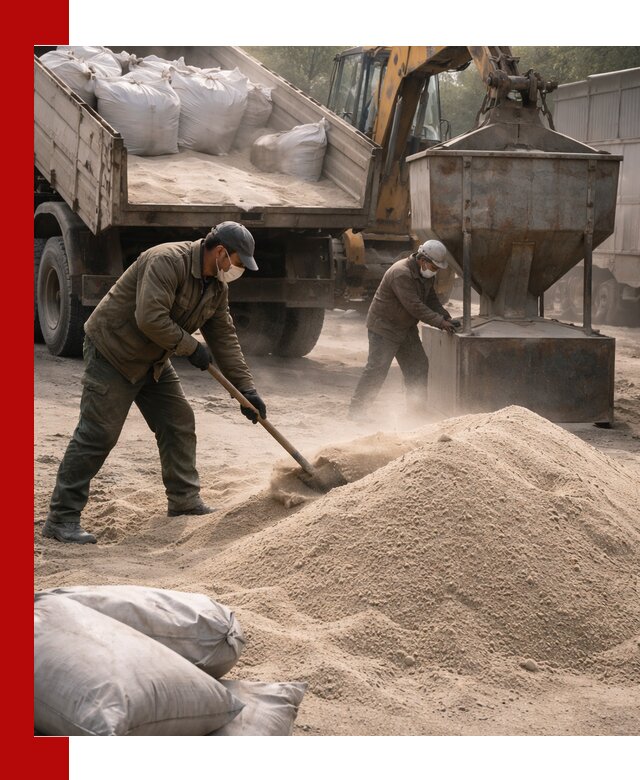 Кварцевый песок для пескоструя в Астрахани — доставка и качество