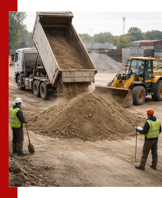 Доставка и продажа пескогрунта оптом и в розницу в Астрахани