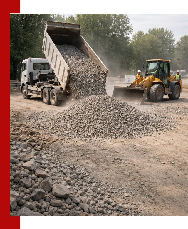 Гравий фракция 5–20 доставка в Астрахани оптом и в розницу