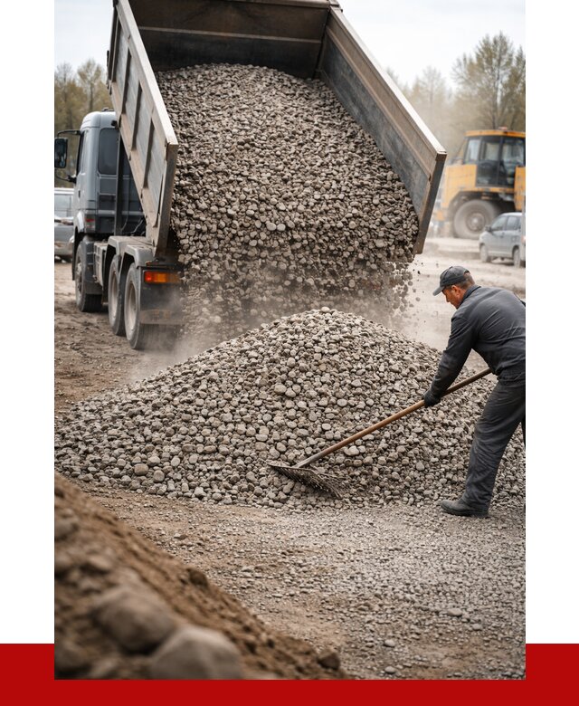 Гравий фракция 20-40 в Астрахани от 2569 р. доставка | ПРОНЕРУДСтр