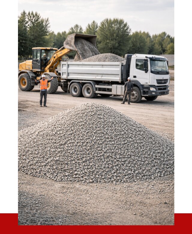 Купить мытый гравий в Астрахани от 3597 р, доставка ПРОНЕРУДСтр