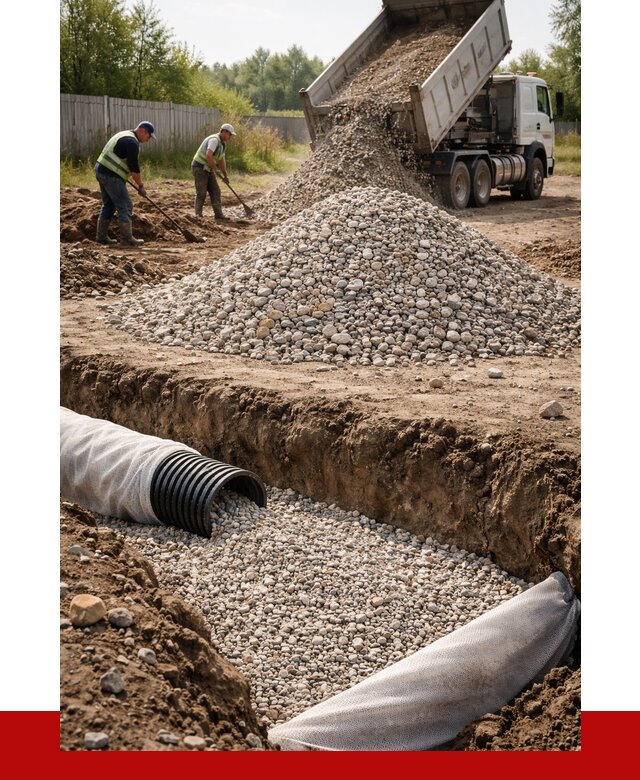 Гравий для дренажа в Астрахани от 2261 р., доставка ПРОНЕРУДСтр