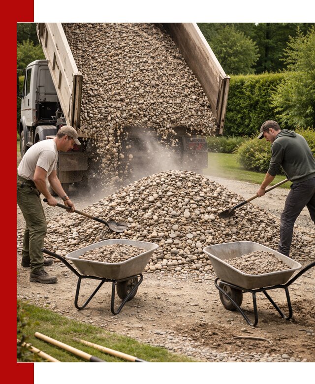 Доставка и продажа декоративной гальки в Астрахани