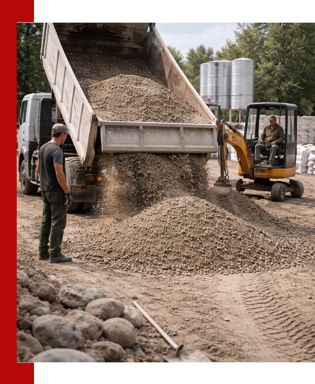 Доставка ПГС С3 в Астрахани самосвалами и миксерами