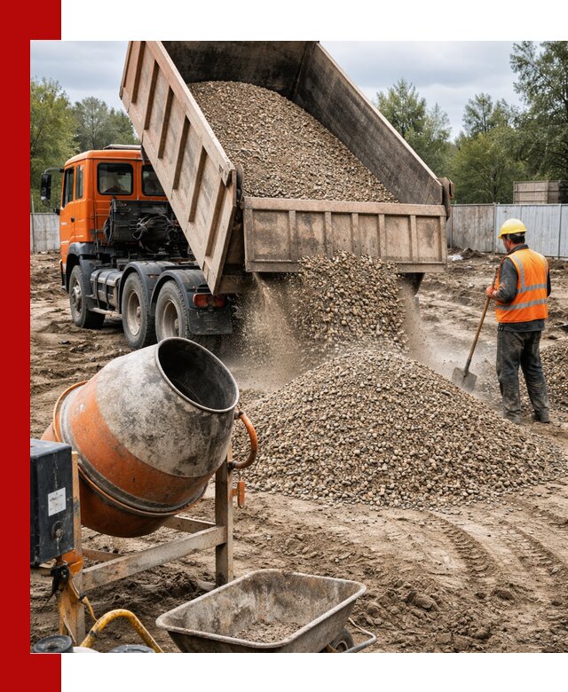 Опгс для бетона с доставкой самосвалом в Астрахани от производителя