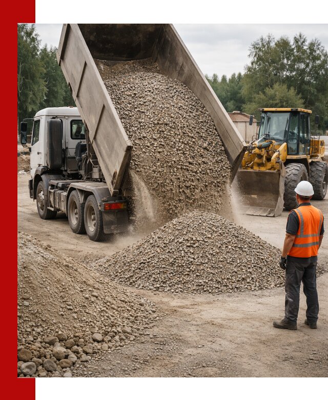 Доставка щпс в Астрахани — щебеночно-песчаная смесь под заборы и дорожки
