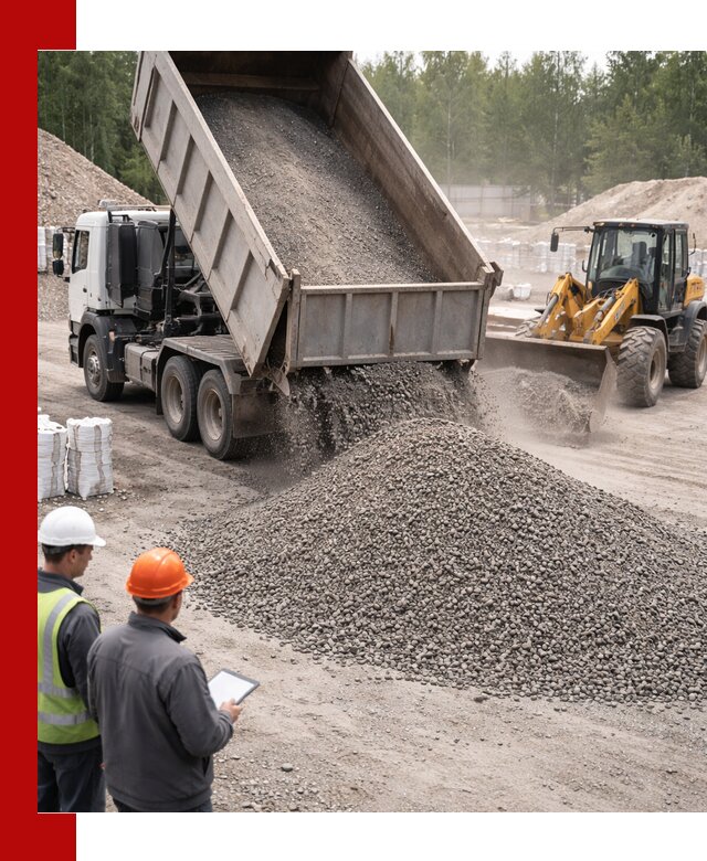 Доставка и продажа гранитного отсева 0-10 в Астрахани