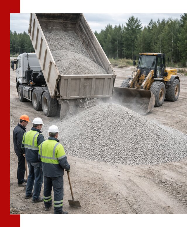 Известняковый отсев 0-5 доставка в Астрахани быстро и выгодно