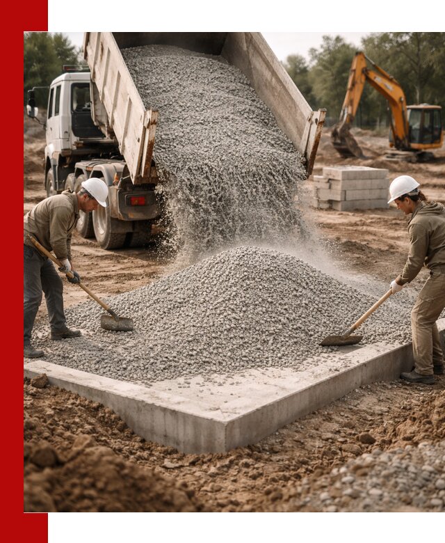 Доставка и продажа отсева для бетона в Астрахани