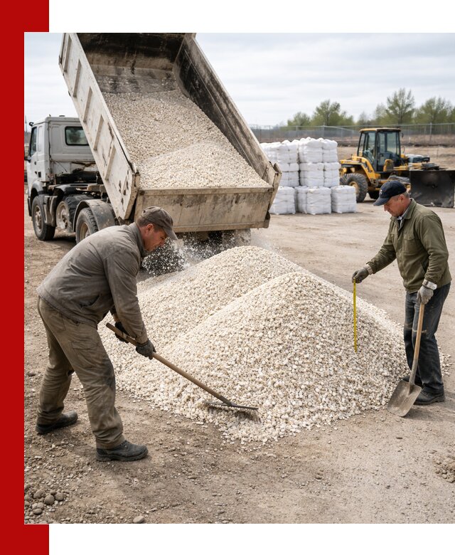 Мраморная крошка с доставкой и разгрузкой в Астрахани