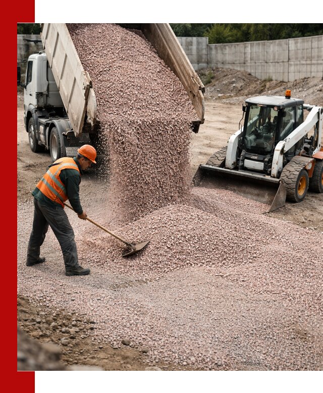 Крошка розовый гранит с доставкой в Астрахани от производителя