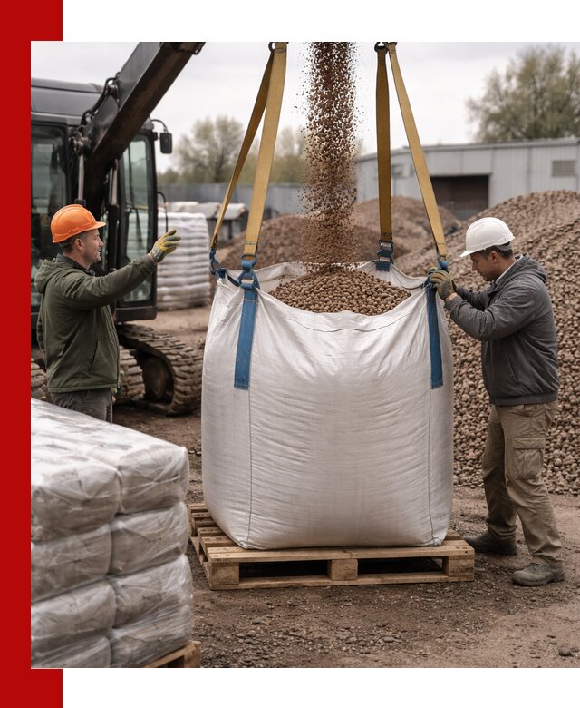 Керамзит в биг-бегах с доставкой в Астрахани
