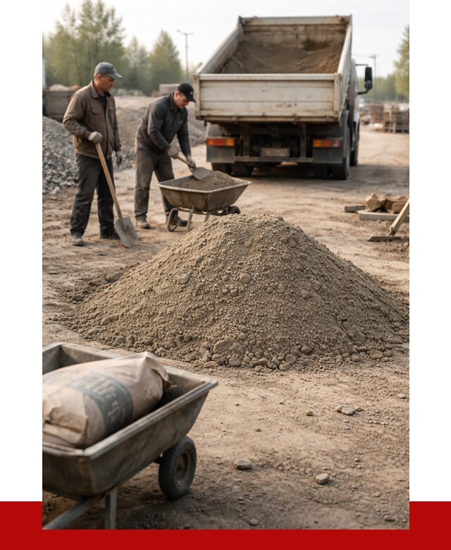 Цементно-песчаная смесь М150 в Астрахани от 4830 р. | ПРОНЕРУДСтр