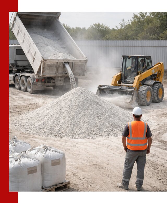 Доставка и продажа известняковой муки в Астрахани