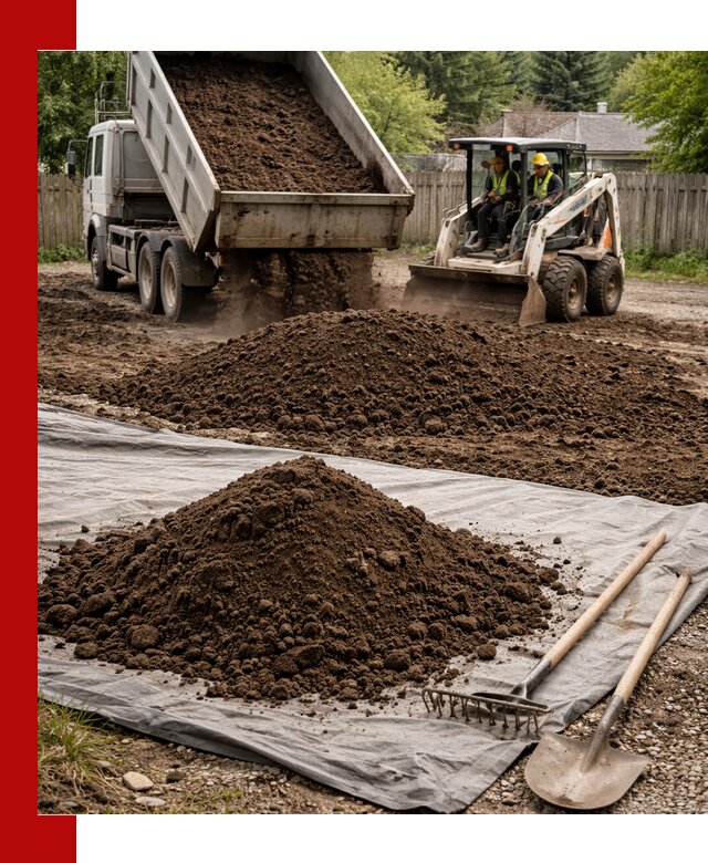 Грунт для отсыпки участка с доставкой в Астрахани