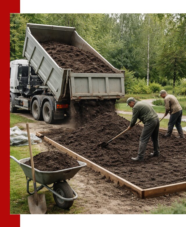 Доставка грунта для озеленения и благоустройства в Астрахани