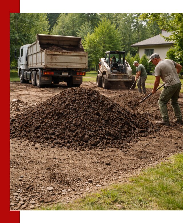 Доставка и укладка грунта для газона в Астрахани