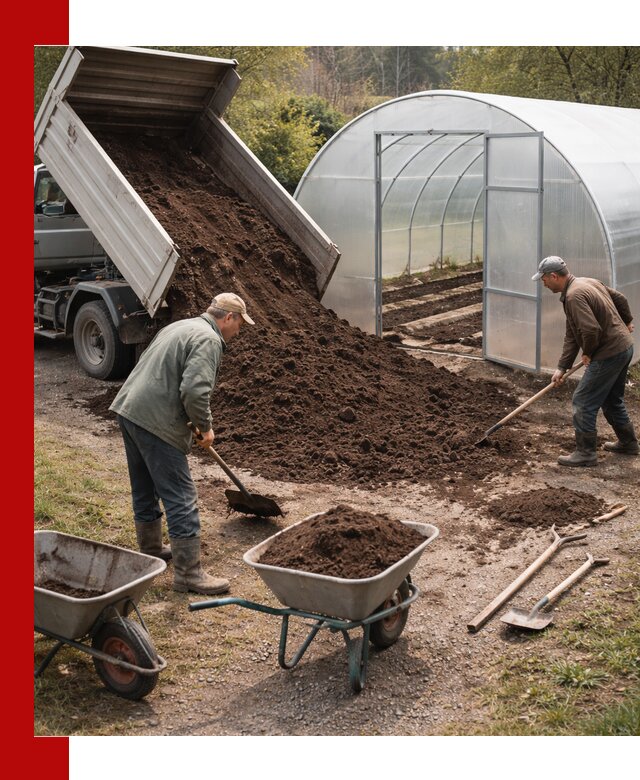 Грунт для теплицы с доставкой в Астрахани — плодородный субстрат под растения