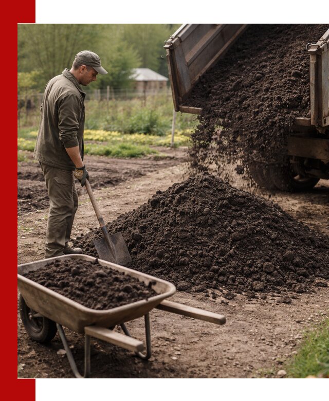Доставка качественной земли для огорода в Астрахани