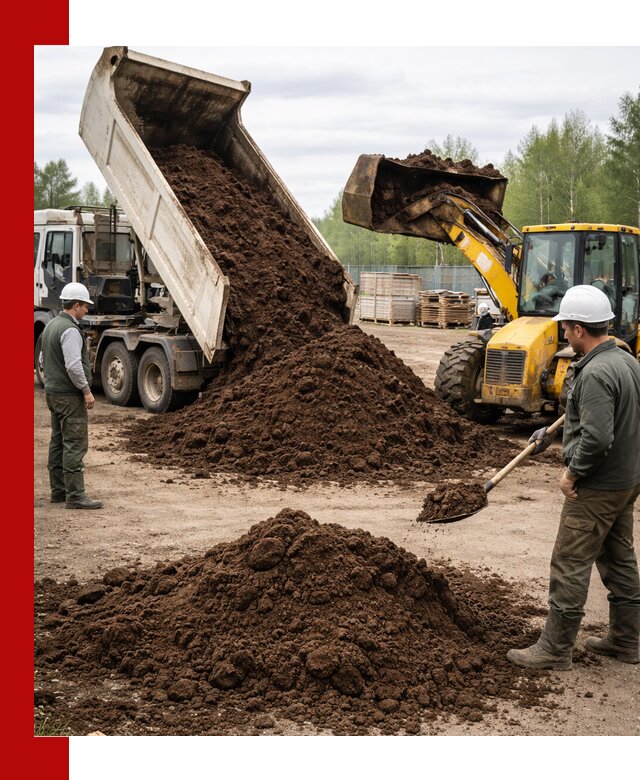 Доставка торфа оптом и в мешках в Астрахани