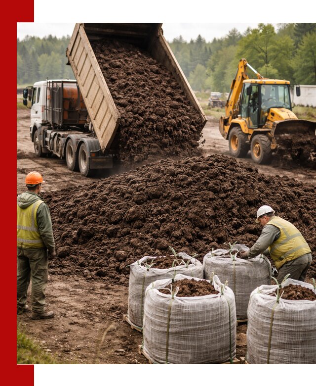 Доставка нейтрального торфа в Астрахани оптом и в розницу
