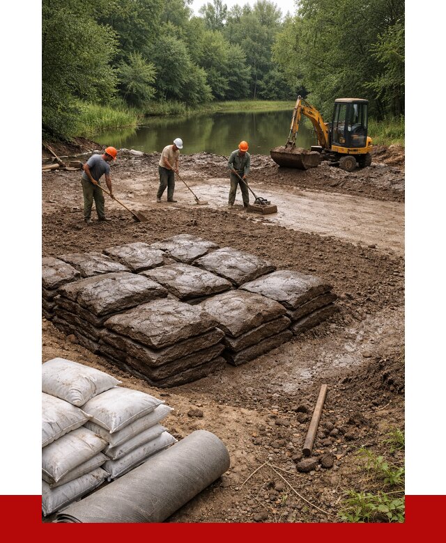 Купить глину для пруда в Астрахани от 4624 р. с доставкой | ПРОНЕРУДСтр