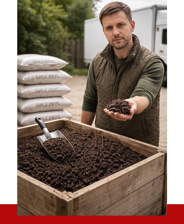 Купить биогумус в Астрахани с доставкой от 8735 р. за куб | ПРОНЕРУДСтр